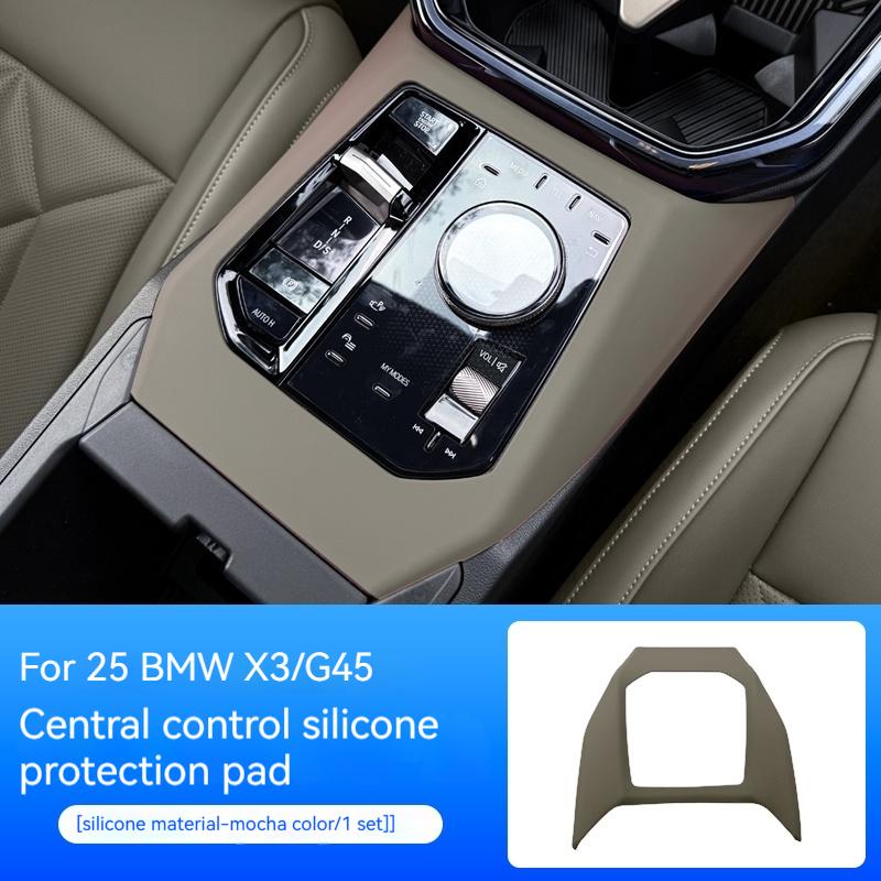 Per BMW X3 G45 2025 Pannello Laterale Protezione Console Centrale Auto in Silicone Tappetino Copertura Cornice Protettiva Stile Auto Accessori Interni