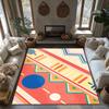 Boho Area Rug Non Slip Indoor Outdoor Mat Washable Modern Abstract Geometric Carpet Living Room Decor Home Accent