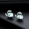 Streetwear Crystal Magnetic Ear Stud Korean Style Men Ear Cuffs Fashion Snake Clip Earrings  Party