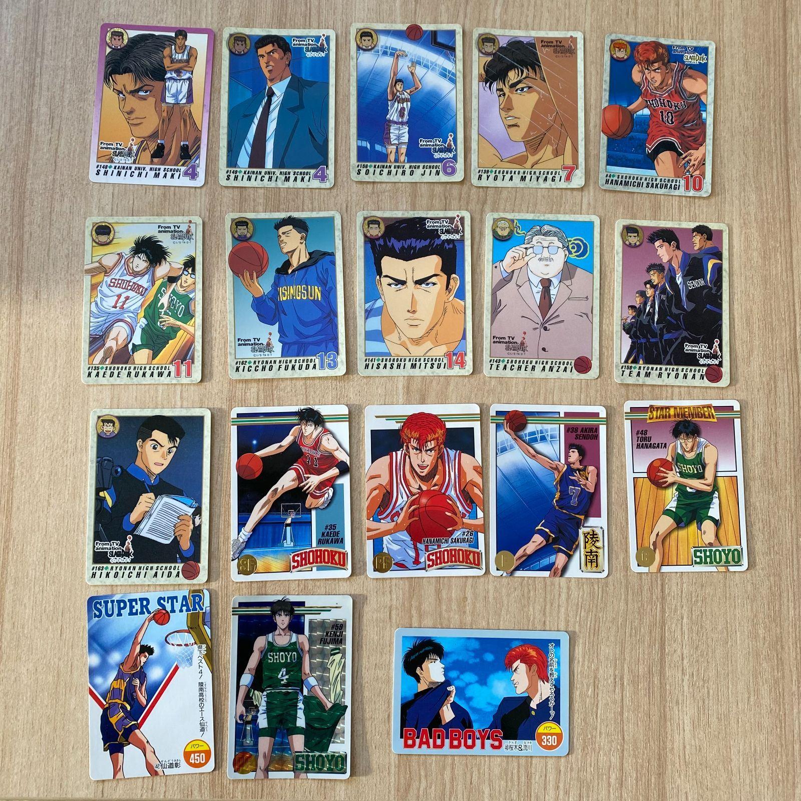 Slam Dunk Carddass 18 pieces [Used]