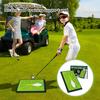 Golf Swing Practice Mat, Pearl Scale Recording Track, Outdoor Hitting Mat, Training Auxiliary Mat