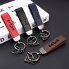 For KIA KN Forte Sportage EV9 Stonic K5 Ceed Proceed GT Line Key Chains Accessories Leather Car Styling Keychain Pendant Keyring kdtn80