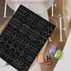 1 Sheet Nail Airbrush Stencil Stars Moon Fishbone Pattern Hollow French Manicure Sticker Templates for Nail Art