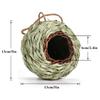 Hummingbird House Ball Shape Small Bird Nest Natural Hand Woven Hangable Animal Hut for Courtyard Garden Balcony Birdhouse
