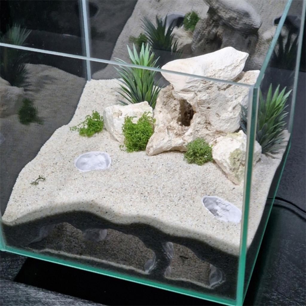 Natural Textured Aquariums Cave Decoration With Multiple Entries For Fish Shrimp Safety And Tanks Environment Enrichment