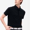 FILA Polo Shirts Men's Black Polo Collar Moderate Straight Fit A11M225145F-BK