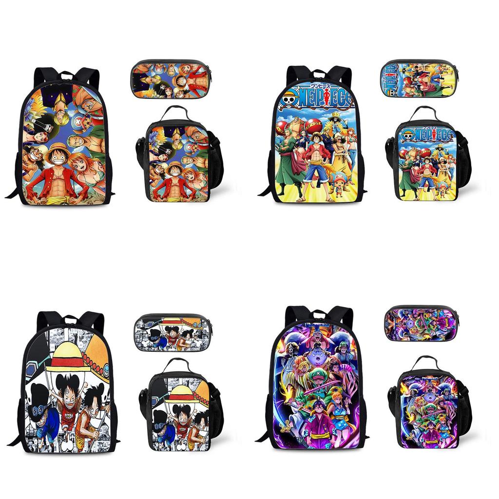 One Piece Backpack Ice Pack Set For Students With Nylon Material And Daily Use