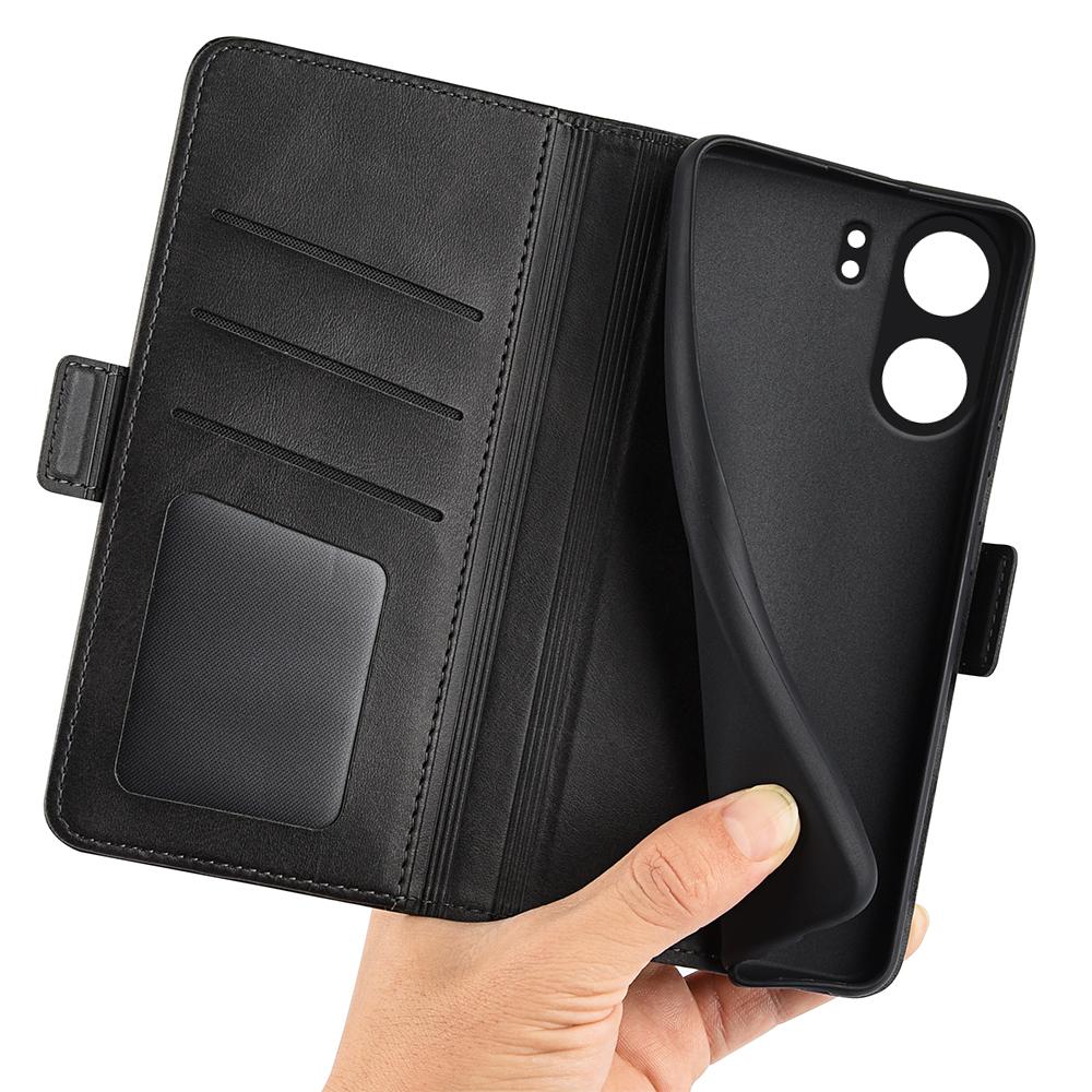 For Xiaomi Redmi 13C 4G/Poco C65 4G Case Magnetic Calf Texture Wallet Stand Phone Cover