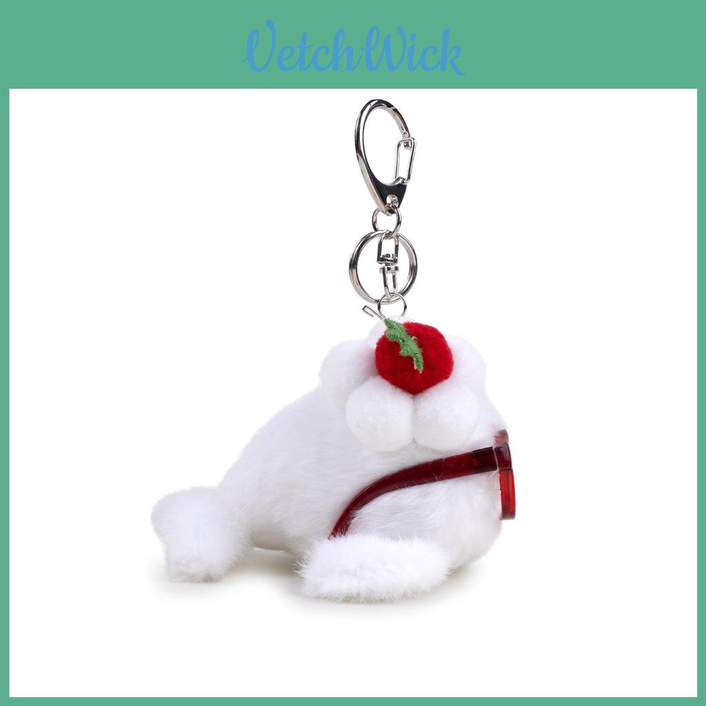 Ocean Family Plush Seal Keychain With Glasses For Collectors And Giftgiving