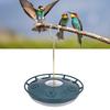 CourtyardShaped Bird Feeder Transparent Hanging Bird Water Feeder for Garden Terrace(Red )