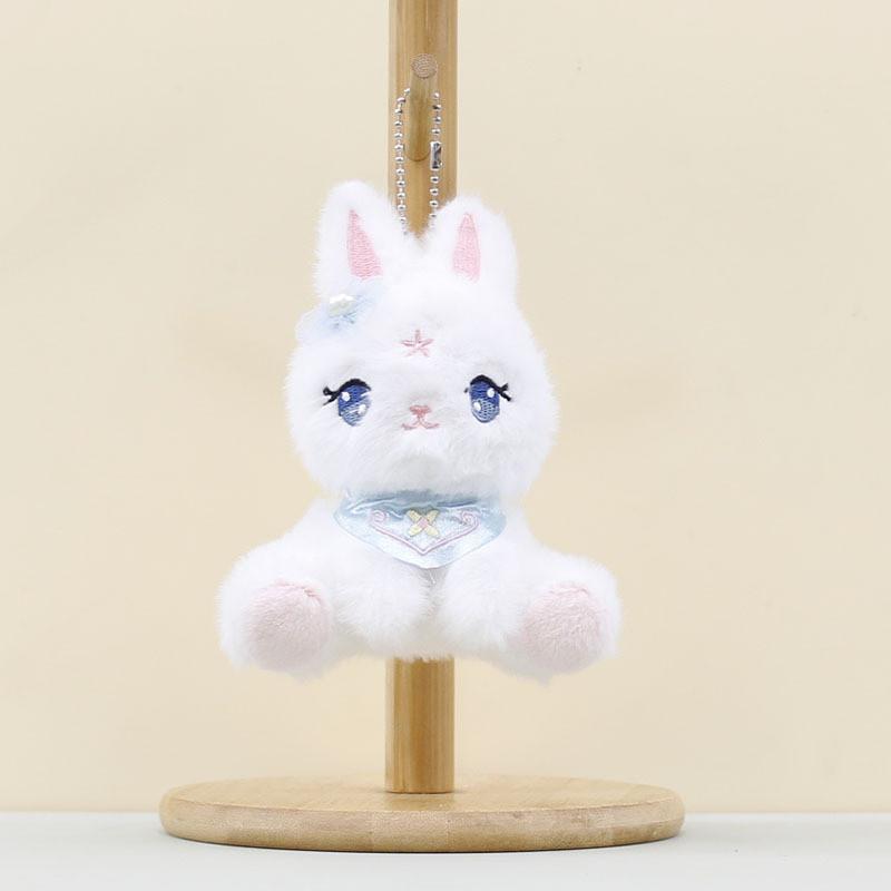 Plush Soft Rabbit Toy With Pp Cotton Filling For Decor And Gifts Keychain Doll