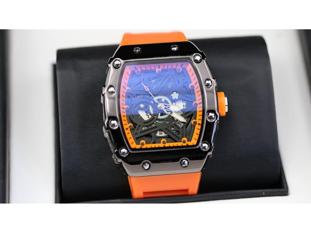 ZIDO Men's Luminous Star Barrel Watch - Trendy, Waterproof, Bold Design