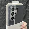Carcasă din Plastic cu Textură de Fibră de Carbon Ultra Subțire pentru Samsung Galaxy S26 S2 S24 S23 Ultra Plus Capac Dur Mat Rezistent la Șocuri
