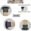 Square Column Bracket 2" x Post Base, Heavy Duty Floor Flange Deck Fence Pergola for 2 Inch Post, Railing, Porch Handrails, Mailbox