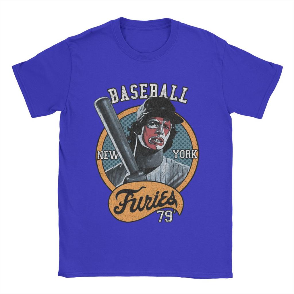 Męskie Koszulki Baseball Furies The Warriors Bawełniane Ubrania Humor Krótki Rękaw Okrągły Dekolt T-shirt Nowy Przybycie Koszulki