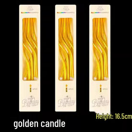 Gold Number Candles for Birthday Cake: Individually Bagged Cake Toppers for Children's First Birthday Decorations