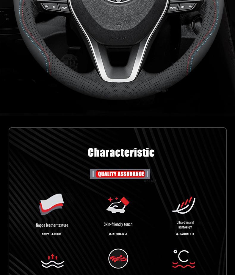 Ganzjahres-Lenkradbezug für 2023 Toyota RAV4 & Mehr – Keine Nähte erforderlich