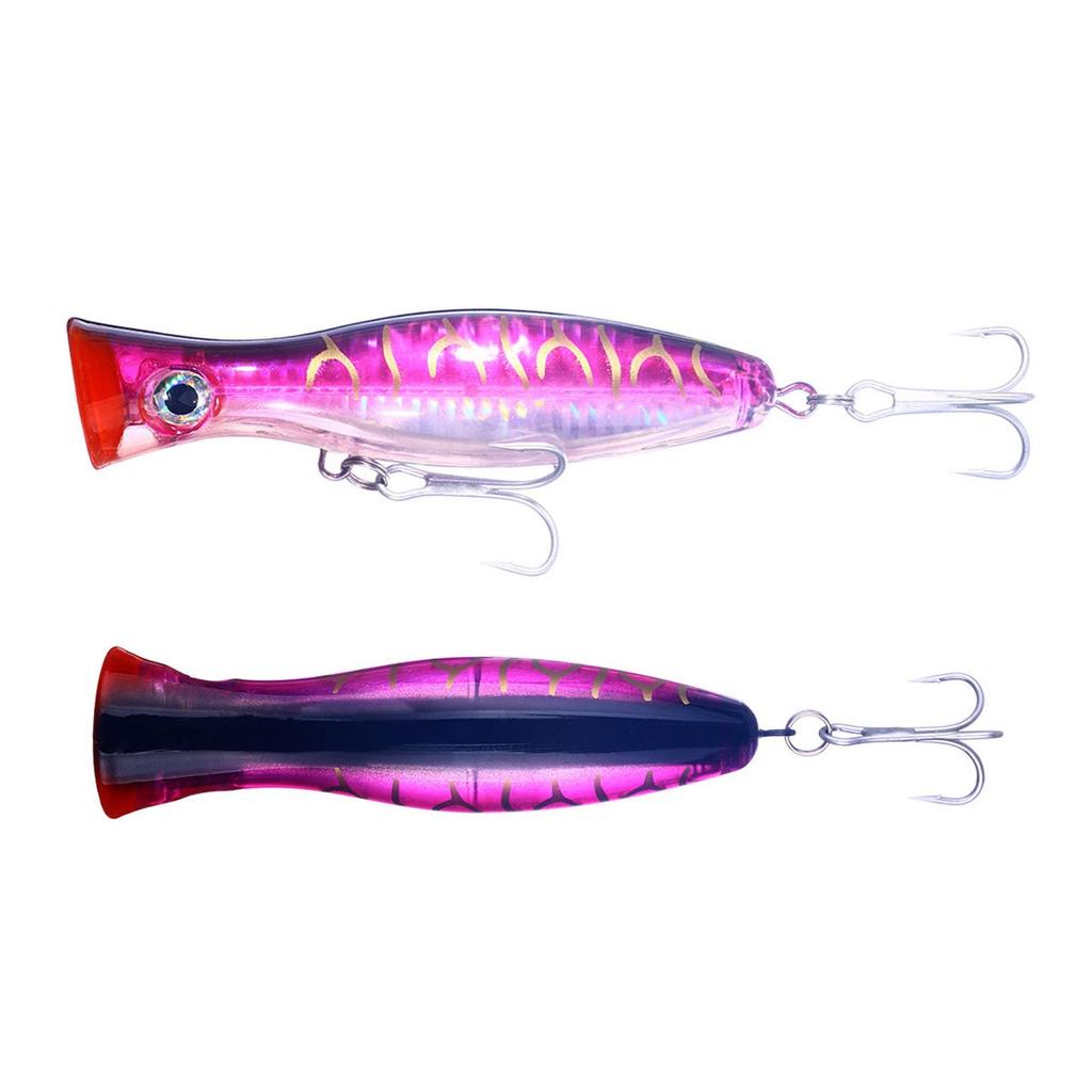 New Model Popper Lure Set for Saltwater & River/Lake Fishing 41g Plastic Artificial Hard Bait Fishing Gear