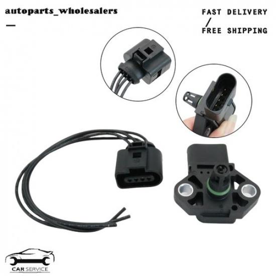 FIT Volkswagen Jetta 2006- Turbocharger Boost Sensor MAP Sensor W/Connector