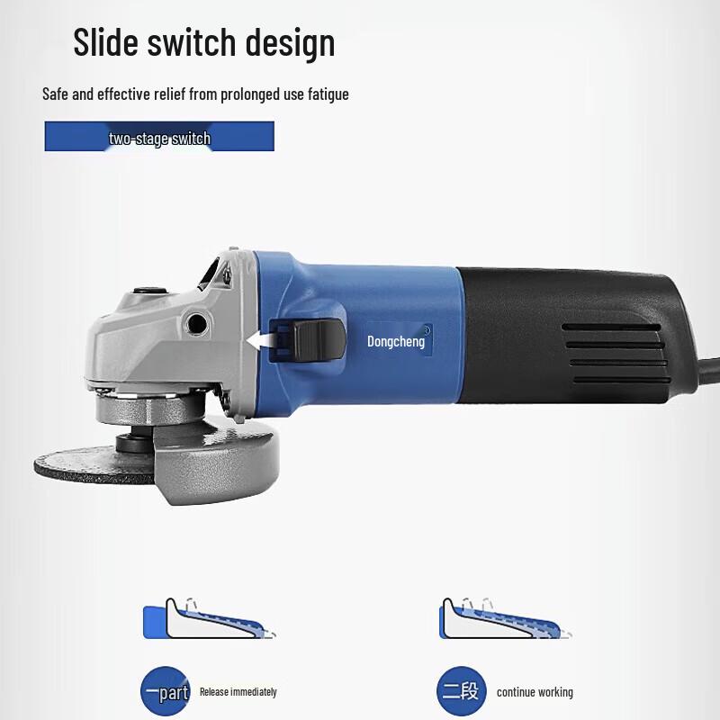 Dongcheng 100mm Corded Angle Grinder CN plug (adapter included)