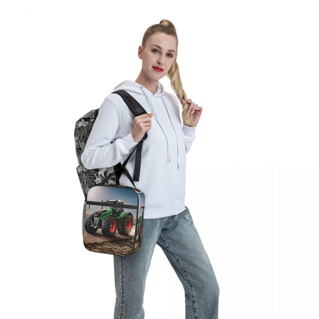 Fendt Traktor Isolierte Lunchtasche für Kinder Schul-Kühltasche Thermische Lebensmittelbox Tragbare Lunchboxen Behälter