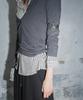 Mosan Collared Button Long-Sleeve T-Shirt (Charcoal)