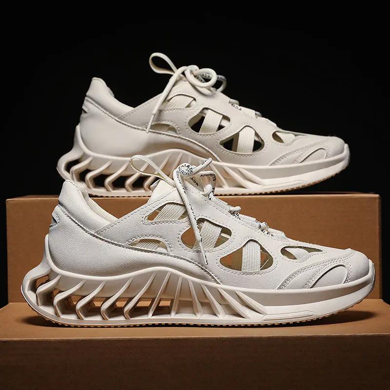 Sports Men's Sandal Height with Platform Running Breathable Outdoor Original Eva Summer Sale Comfortable Stylish Pvc Male Shoe