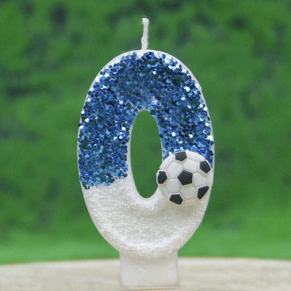 Creative Football Birthday Candle for Cake Decoration, DIY World Cup Party, First Birthday Celebration