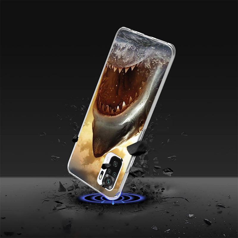 Ocean Monster Shark Swimming Phnoe Case for Phnoe Case for Xiaomi Redmi Note 15 14 14S 13 Pro Plus 12 12S 11S 11E 10S 10 11T 5G