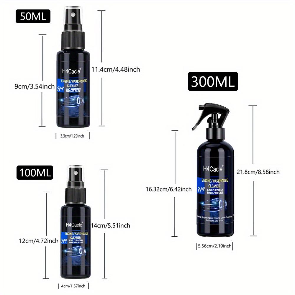H9 Car Engine Compartment Degreaser Foaming No Wipe Head Water Degreaser Remove Heavy Duty Grease No Wash