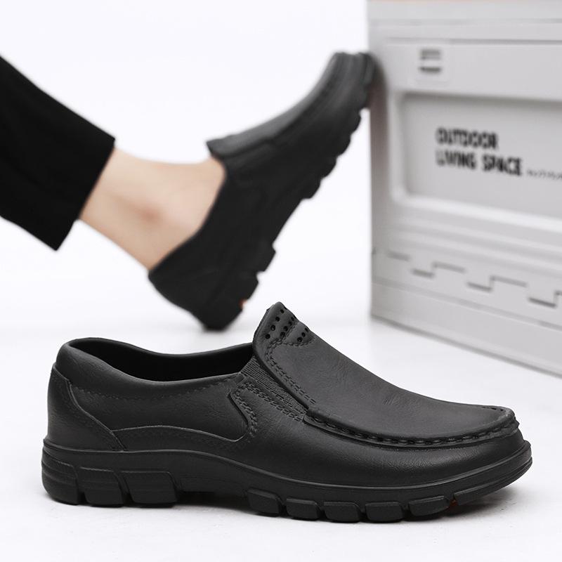 Men's Summer Waterproof Non-Slip EVA Chef Shoes - Lightweight, Thick-Soled Casual Kitchen Footwear