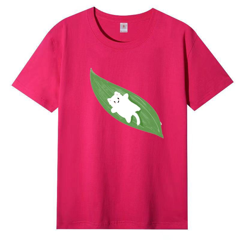 

Женская летняя популярная футболка с короткими рукавами из хлопка, дышащая, свободная футболка с принтом, повседневная 3XL