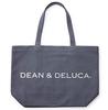 DEAN & DELUCA Tote Bag, Charcoal Gray, Large