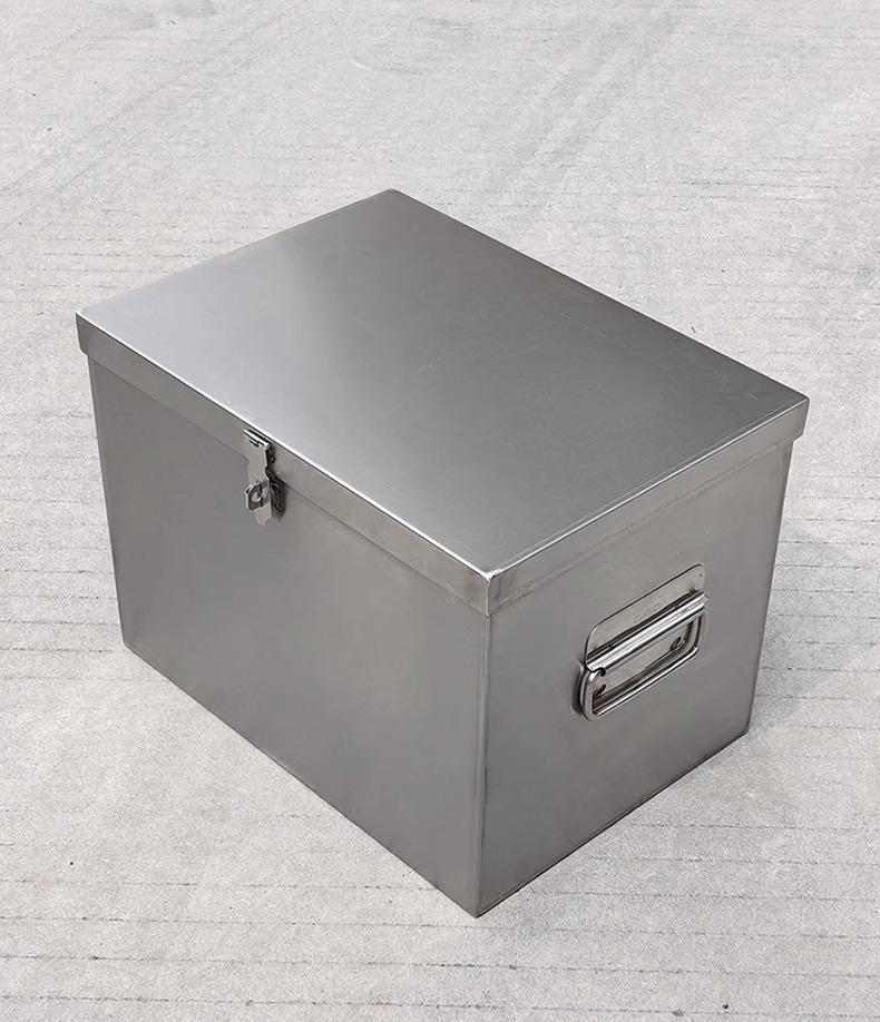 Ztluštěná multifunkční skříňka na nářadí z průmyslové nerezové oceli se zámkem