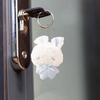 Kawaii Mini Bunny Plush Keychain Cute Angel Rabbit Stuffed Toy Soft Animal Bag Pendant Decor For Kids Girls Gift