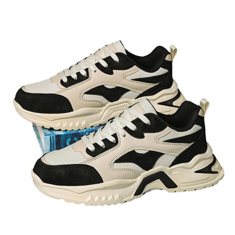 Large size summer breathable student casual dad board shoes niche design sports little white tide shoes