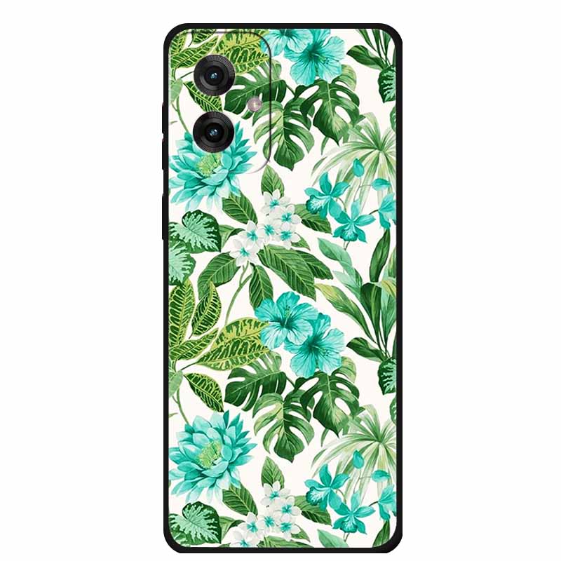 Etui do Motorola Moto G55 5G Luksusowe Miękkie Silikonowe TPU Tylna Osłona Etui na Telefon dla MotoG55 Ochronne Odporne na Wstrząsy Kolorowe Fundas
