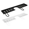 Over Sink Faucet Storage Rack, Waterproof Anti-Rust Faucet Organizer, with Drain Holes Large Capacity Bathroom Kitchen Storage Rack