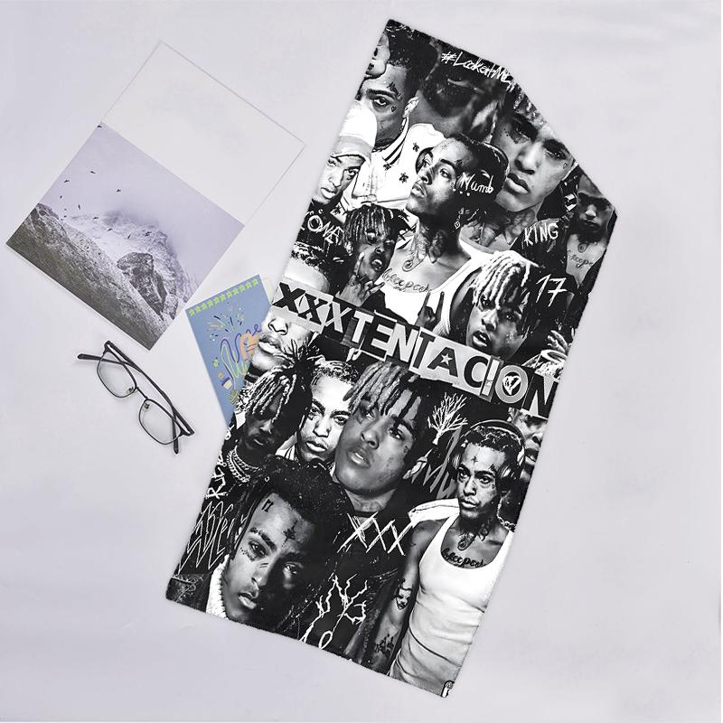Xxxtentacion Fashion Beach Towel: Ideal for Summer Adventures Soft, Absorbent and Quick Drying Suitable for Swimming and Bathing