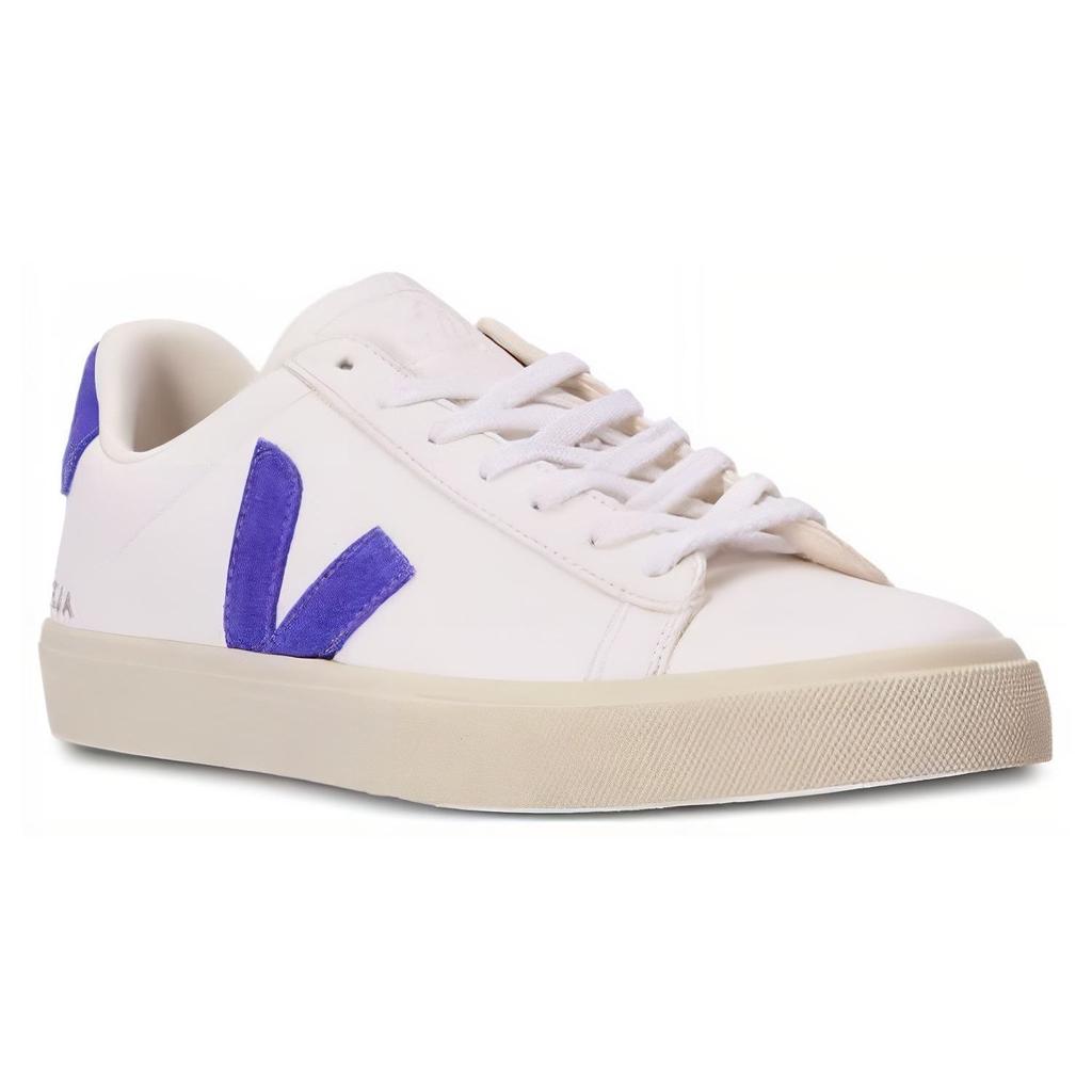 Veja Campo Chromefree Lace-Up White Cobalt Blue Unisex Sneakers CP0503319