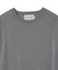 PEREGRINE Merino Wool Knit T-Shirt Light Grey / Wp181063