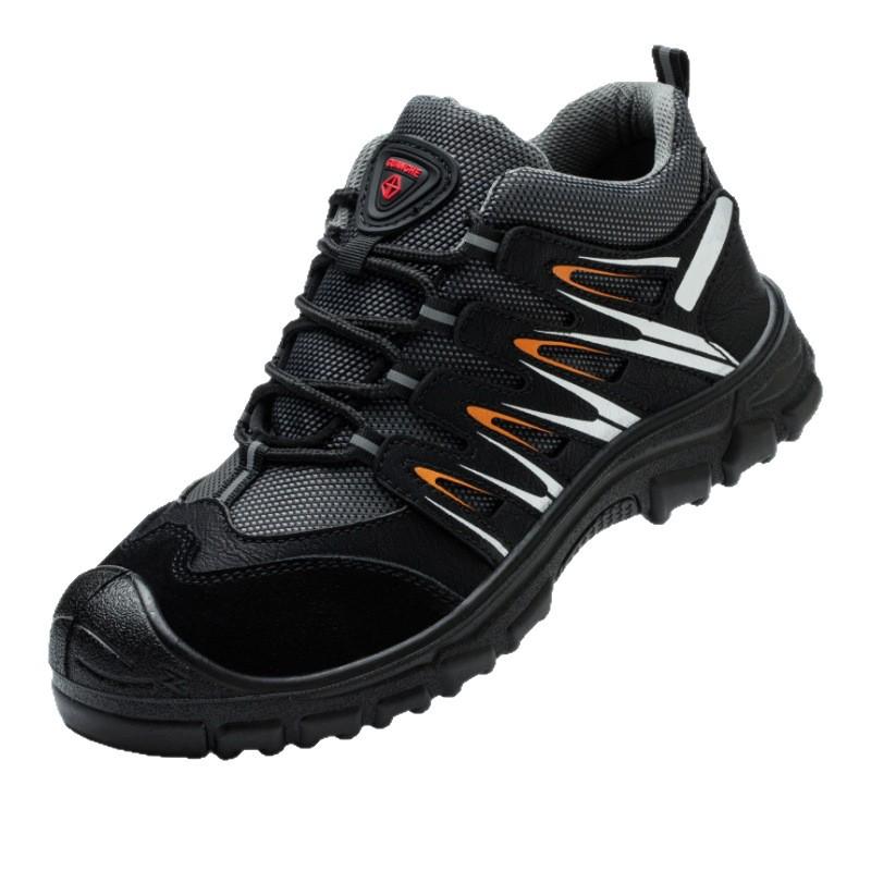 Scarpe di Sicurezza Nere da Uomo Coibentate Antiscivolo - Calzature con Costruzione Anti-Odore, Resistenti all'Usura, Anti-Schiacciamento, Anti-Perforazione