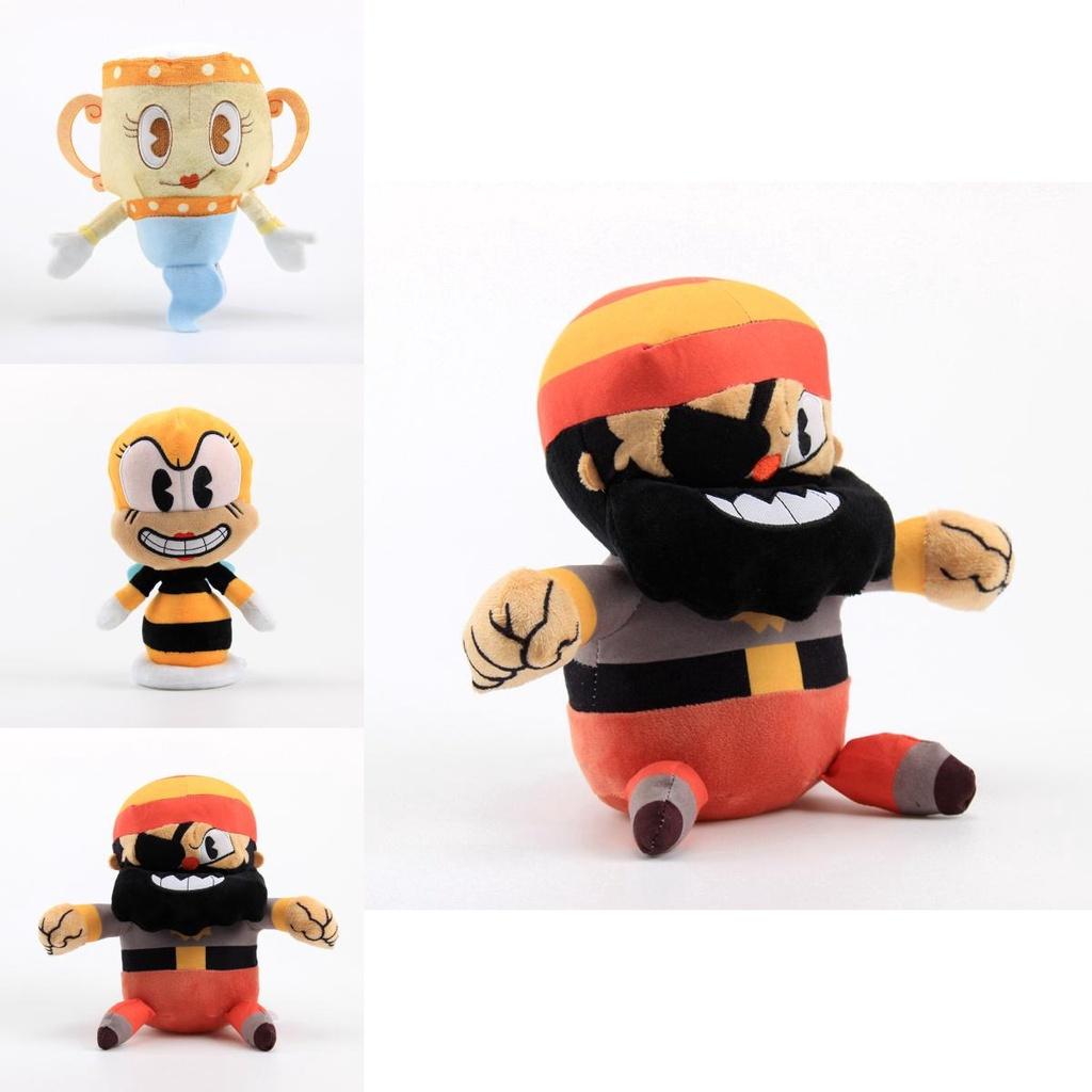 Legendary Cuphead Plush Toys Captain Brineybeard Soft Stuffed Doll For Kids And Fans