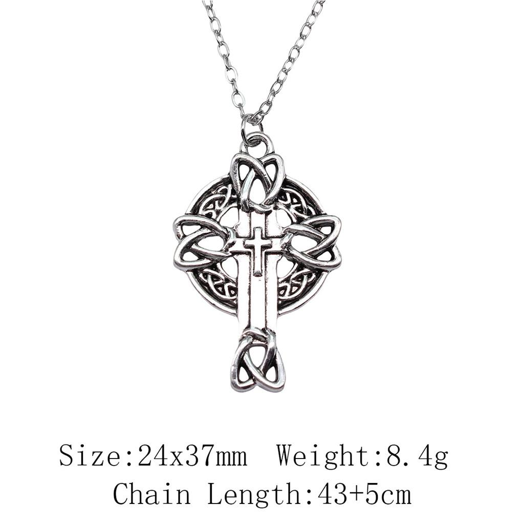 Birthday Gifts Boho Necklace Cross Skull Necklace On The Neck 43cm Chain Women's Bag Long Necklace