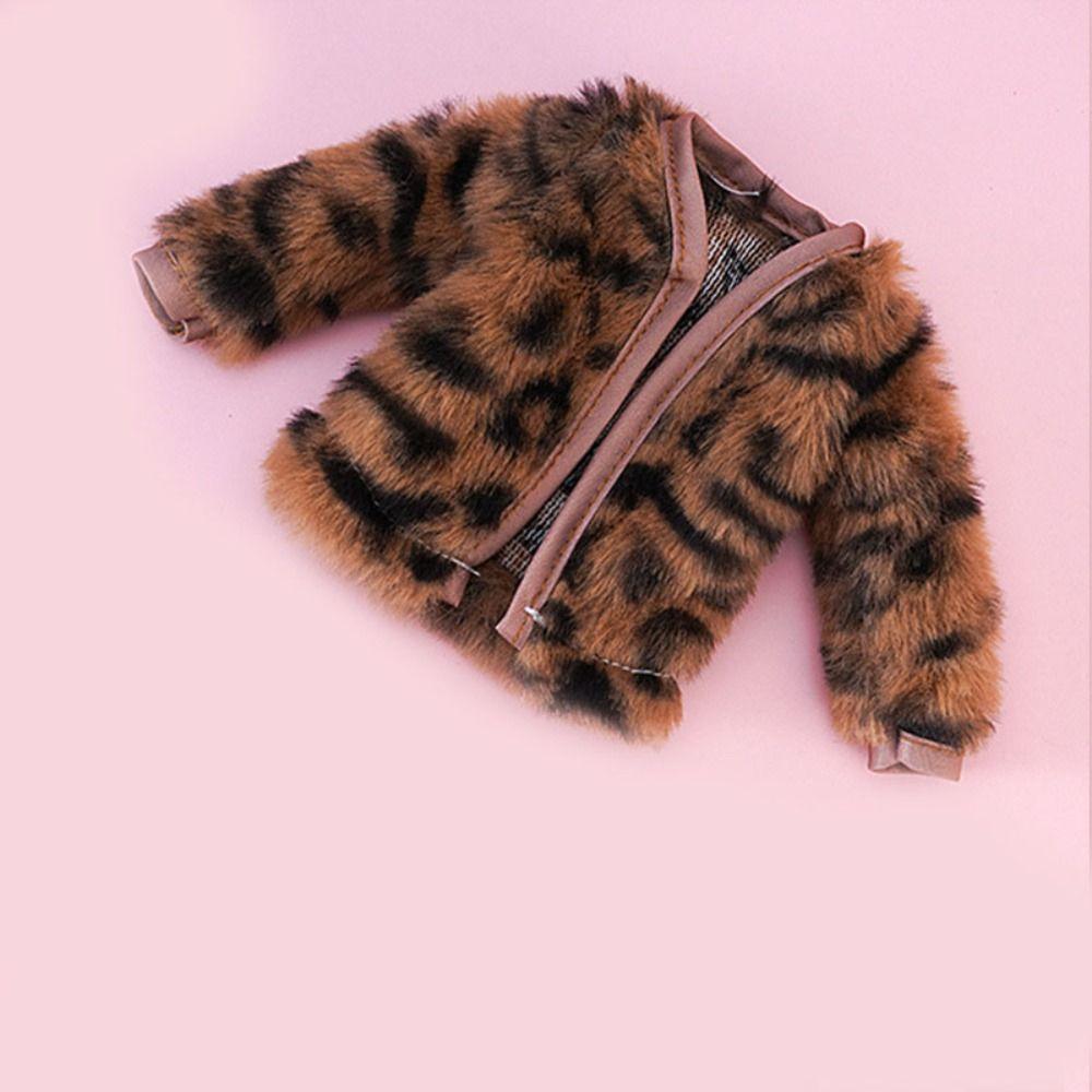 Winter Plush Overcoat Fashion 1/6 Doll Clothes High Quality DIY Toys  30cm Doll
