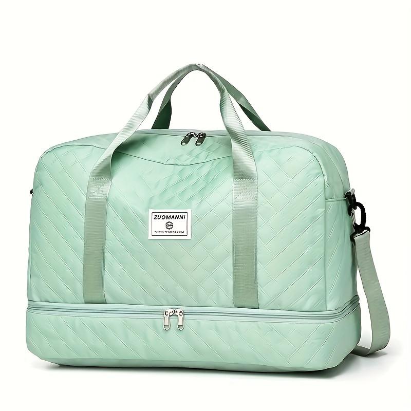 Luxurious Oversized Duffel Bag, Stylish & Durable, Dry Wet Separation & Handy Side Pockets for Travel Adventures & Gym Sessions