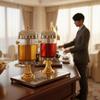 Two-Tap Beverage Dispenser Large Capacity for Catering, Hotels