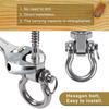 Heavy Duty Swing Hangers with Bearings,Set of 2 Stainless Steel 304 Screw Brackets for Hanging Chairs,Swings,Hammocks,Punching Bag,Indoor,Outdoor Use