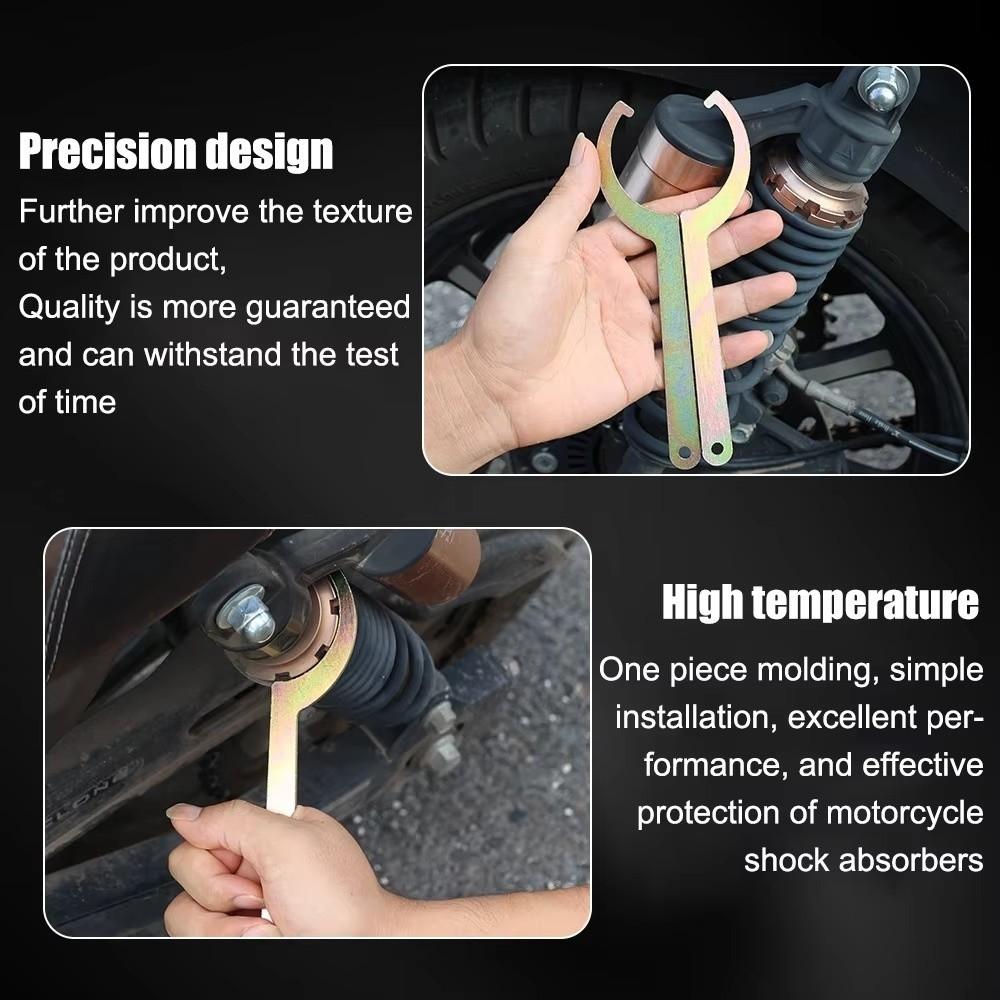 Hook Design Shock Absorbe Wrench 185mm C Spanner Wrench Spring Adjuster Wrench  Motorcycle Repair