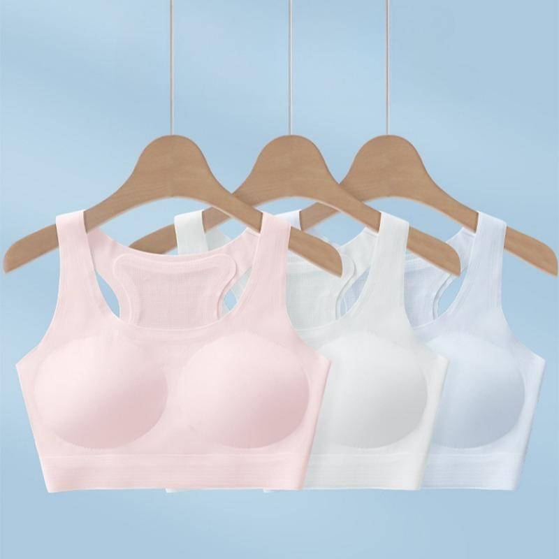 Nahtloser Dünner Entwicklungs-Trainingsweste für Mittelschülerinnen im Wachstum Hautfreundlich Atmungsaktiv Innenunterwäsche Leicht Pubertäts-Camisole für Kinder